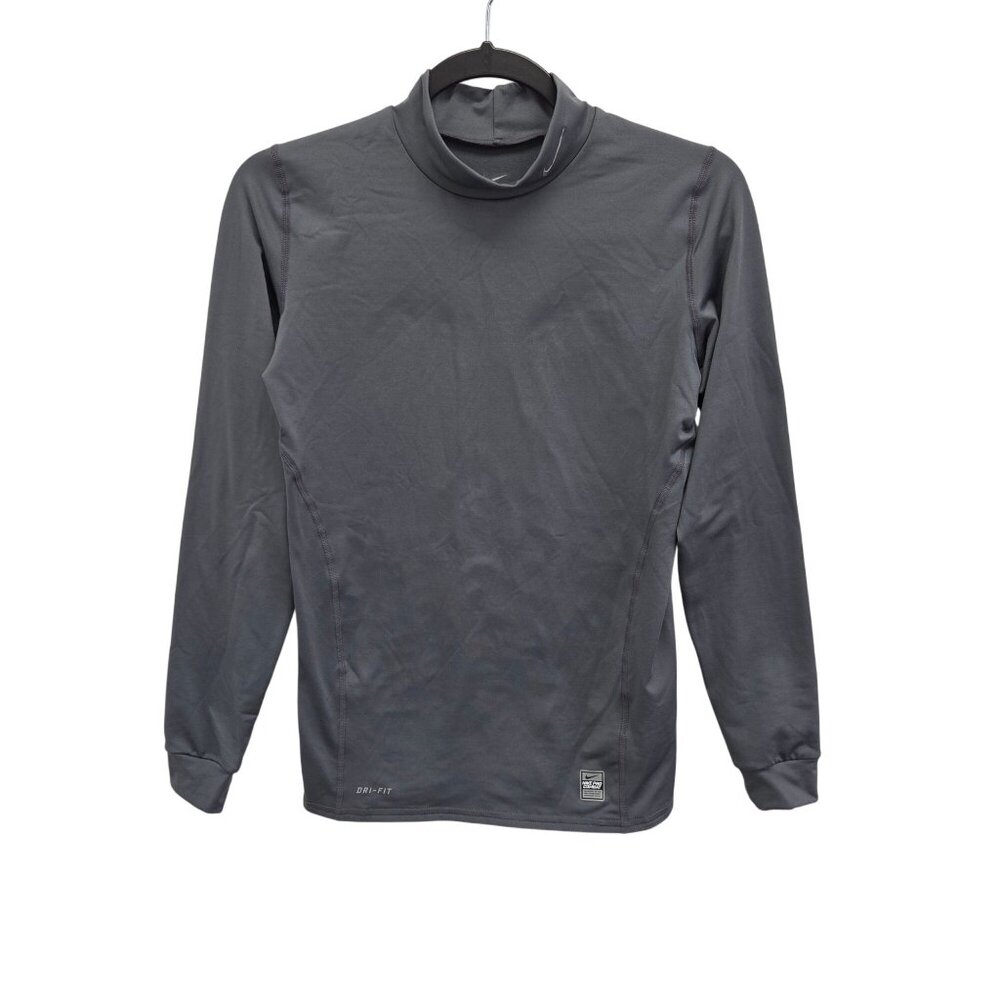 Nike Pro Combat Dri-FIT Size XL Mock Neck Long Sleeve Athletic Top  1512
